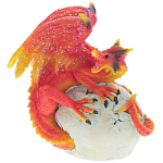Декоративная статуэтка Дракон Red Yellow Dragon Statuette варинант исполнения - 1 | Loft Concept в Уфе