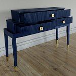 Премиальная Консоль с тремя ящиками Elsa Dreams Blue варинант исполнения - 2 | Loft Concept в Уфе