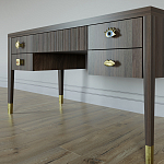 Письменный стол с 4-мя ящиками Elsa Dreams Walnut варинант исполнения - 4 | Loft Concept в Уфе