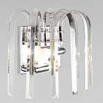 Бра цвета никель с изогнутыми хрустальными элементами Radiant Ribbons варинант исполнения - 4 | Loft Concept в Уфе