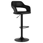 Барный стул черного цвета Strohach варинант исполнения - 1 | Loft Concept в Уфе