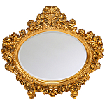 Зеркало настенное золотое с ажурным резным орнаментом Classic Ornament Mirror варинант исполнения - 1 | Loft Concept в Уфе
