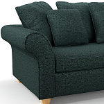 Мебельная ткань Шенилл темно-зеленый цвет 138 см T4-39 варинант исполнения - 5 | Loft Concept в Уфе