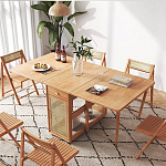 Обеденный стол раскладной из дерева Astiс Table варинант исполнения - 3 | Loft Concept в Уфе