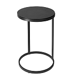 Кофейный столик круглый чёрный Compact Loft варинант исполнения - 2 | Loft Concept в Уфе