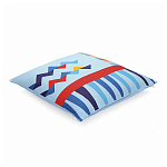 Подушка декоративная из хлопка по мотивам нанайских орнаментов Ural and Siberian Patterns варинант исполнения - 1 | Loft Concept в Уфе