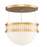 Подвесной светильник с фактурным золотым каркасом Exceptional Classic Design варинант исполнения - 3 | Loft Concept в Уфе