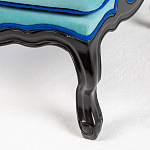 Кресло из натурального бука бирюзовое с изображением птиц и цветов Turquoise Chinoiserie Garden Armchair варинант исполнения - 6 | Loft Concept в Уфе