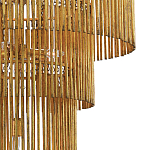 Люстра трёхъярусная золотого цвета Metal Tentacles варинант исполнения - 2 | Loft Concept в Уфе