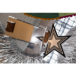 Дизайнерский ковер в виде звезды Poltronova Tappeto Stellina  Navy Blue Grey Rug варинант исполнения - 3 | Loft Concept в Уфе