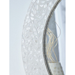 Зеркало круглое инкрустированное раковинами устриц Bone Inlay Dome Mirror White варинант исполнения - 4 | Loft Concept в Уфе
