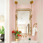 Зеркало в золотой раме Arched Mirror варинант исполнения - 1 | Loft Concept в Уфе