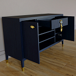 Комод-буфет Elsa Dreams Blue с открытыми полками   варинант исполнения - 6 | Loft Concept в Уфе