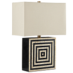 Настольная лампа с квадратным основанием и прямоугольным абажуром Neat Lines варинант исполнения - 4 | Loft Concept в Уфе