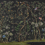 Обои ручная роспись St Laurent Casino metallic silk варинант исполнения - 3 | Loft Concept в Уфе