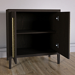 Современный Буфет Primo с 2 дверцами Темный орех варинант исполнения - 3 | Loft Concept в Уфе