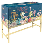 Буфет ручная роспись в морском стиле Cabinet Fondo Marino  варинант исполнения - 1 | Loft Concept в Уфе