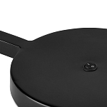 Настольная лампа с черным каркасом и белым тканевым абажуром в форме конуса Stylish Solution варинант исполнения - 2 | Loft Concept в Уфе