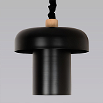 Подвесной светильник с черным металлическим плафоном Capability варинант исполнения - 2 | Loft Concept в Уфе