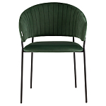 Стул в велюре зеленого цвета Horizon варинант исполнения - 2 | Loft Concept в Уфе