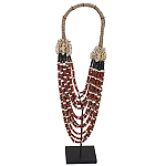 Этническое длинное ожерелье из бус и ракушек Aboriginal Long Necklace варинант исполнения - 1 | Loft Concept в Уфе