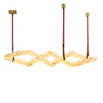 Люстра подвесная с фигурным светодиодным плафоном Calcite Figural Light варинант исполнения - 3 | Loft Concept в Уфе