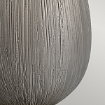 Настольная лампа с белым цилиндрическим абажуром и серебристым овальным основанием Quintiesse варинант исполнения - 4 | Loft Concept в Уфе