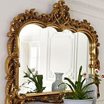 Зеркало настенное в ажурной раме в стиле барокко Ornate Ornaments варинант исполнения - 1 | Loft Concept в Уфе