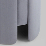 Пуф Alice Poof Grey Серый велюр варинант исполнения - 3 | Loft Concept в Уфе