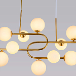 Люстра подвесная с белыми лампами в форме шара Flute варинант исполнения - 2 | Loft Concept в Уфе
