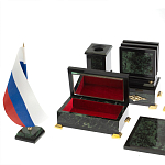 Настольный письменный набор из нефрита в подарочной коробке Victorious варинант исполнения - 7 | Loft Concept в Уфе