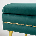 Мягкая банкетка с зоной для хранения Casket Green варинант исполнения - 2 | Loft Concept в Уфе