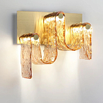 Бра волнистой формы из фактурного стекла Big Wave варинант исполнения - 6 | Loft Concept в Уфе