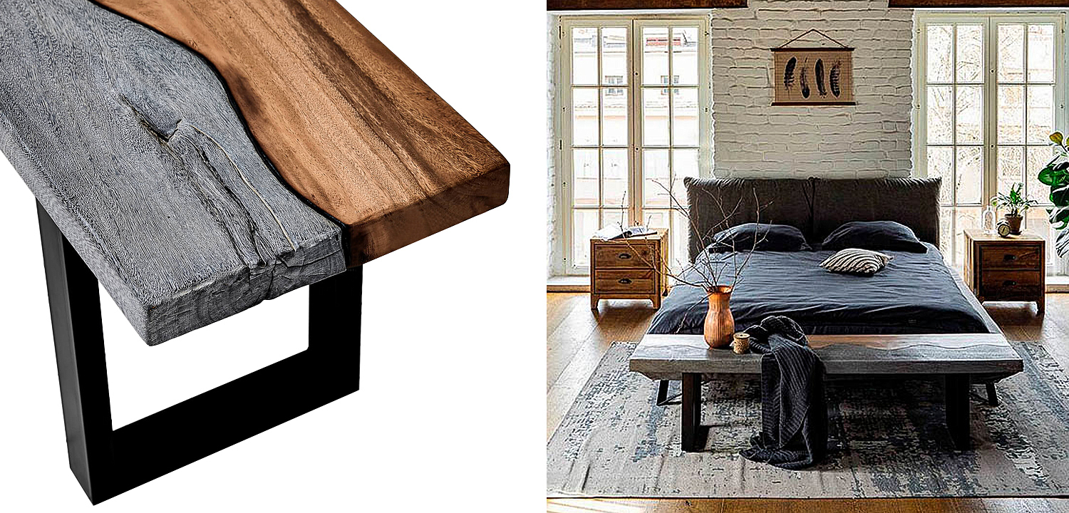 Скамья в стиле лофт Brooks Bench Скамья в стиле лофт Brooks Bench - Loft-Concept в Уфе
