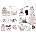 Megan Hess Paris: Through a Fashion Eye варинант исполнения - 3 | Loft Concept в Уфе