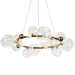 Дизайнерская кольцевая люстра с гирляндой внутри стеклянных плафонов Iona Garland Chandelier 12 варинант исполнения - 1 | Loft Concept в Уфе