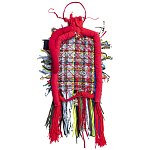 Настенный ковер разноцветный из одежды Heart варинант исполнения - 1 | Loft Concept в Уфе