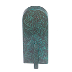 Часы погон ВС подарочные настольные из натурального камня Змеевик Military Clock варинант исполнения - 6 | Loft Concept в Уфе