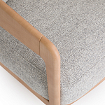 Кресло с каркасом из массива ясеня Deniaud Ash Grey Armchair варинант исполнения - 5 | Loft Concept в Уфе