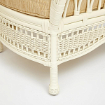 Комплект уличной мебели из ротанга Clara белый варинант исполнения - 6 | Loft Concept в Уфе