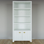 Книжный Стеллаж Elsa Dreams White с задней стенкой варинант исполнения - 5 | Loft Concept в Уфе
