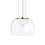 Подвесной светильник с куполообразным прозрачным стеклянным плафоном Grada Light варинант исполнения - 1 | Loft Concept в Уфе