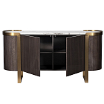 Комод  округлой формы с дверцами Chest of Precious Breed варинант исполнения - 1 | Loft Concept в Уфе