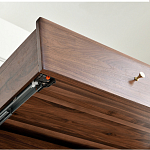 Стол рабочий округлой формы с 3-мя ящиками  Working Moonnut Table варинант исполнения - 4 | Loft Concept в Уфе