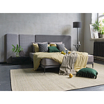 Кровать с большим мягким изголовьем Unity Grey Bed варинант исполнения - 4 | Loft Concept в Уфе