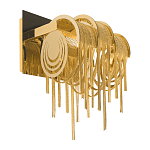 Бра с перфорированными металлическими дугами и цепочками 22 см Atlantis Chain варинант исполнения - 1 | Loft Concept в Уфе