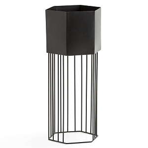 Кашпо Elevated Planters Сlive 59 черное 