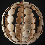 Люстра в форме шара с декором из круглых декоративных элементов Texture Discs варинант исполнения - 3 | Loft Concept в Уфе