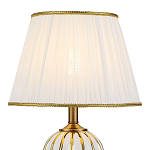 Настольная лампа с абажуром Celestina White Gold Lampshade Table Lamp варинант исполнения - 2 | Loft Concept в Уфе