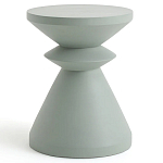 Светло-серый приставной столик из массива AMORPHOUS варинант исполнения - 1 | Loft Concept в Уфе